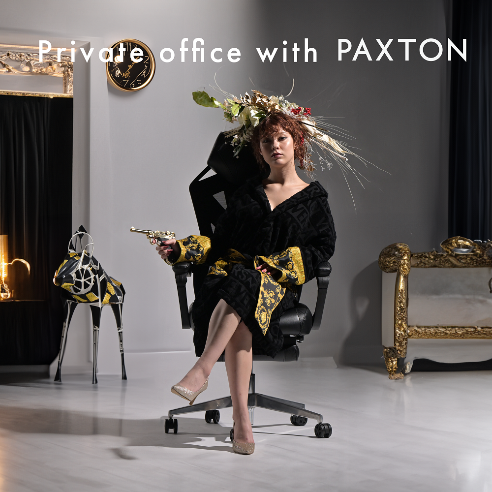 【予約販売　5月下旬発送予定】PAXTON Smart Black 仕事用ゲーミングチェア