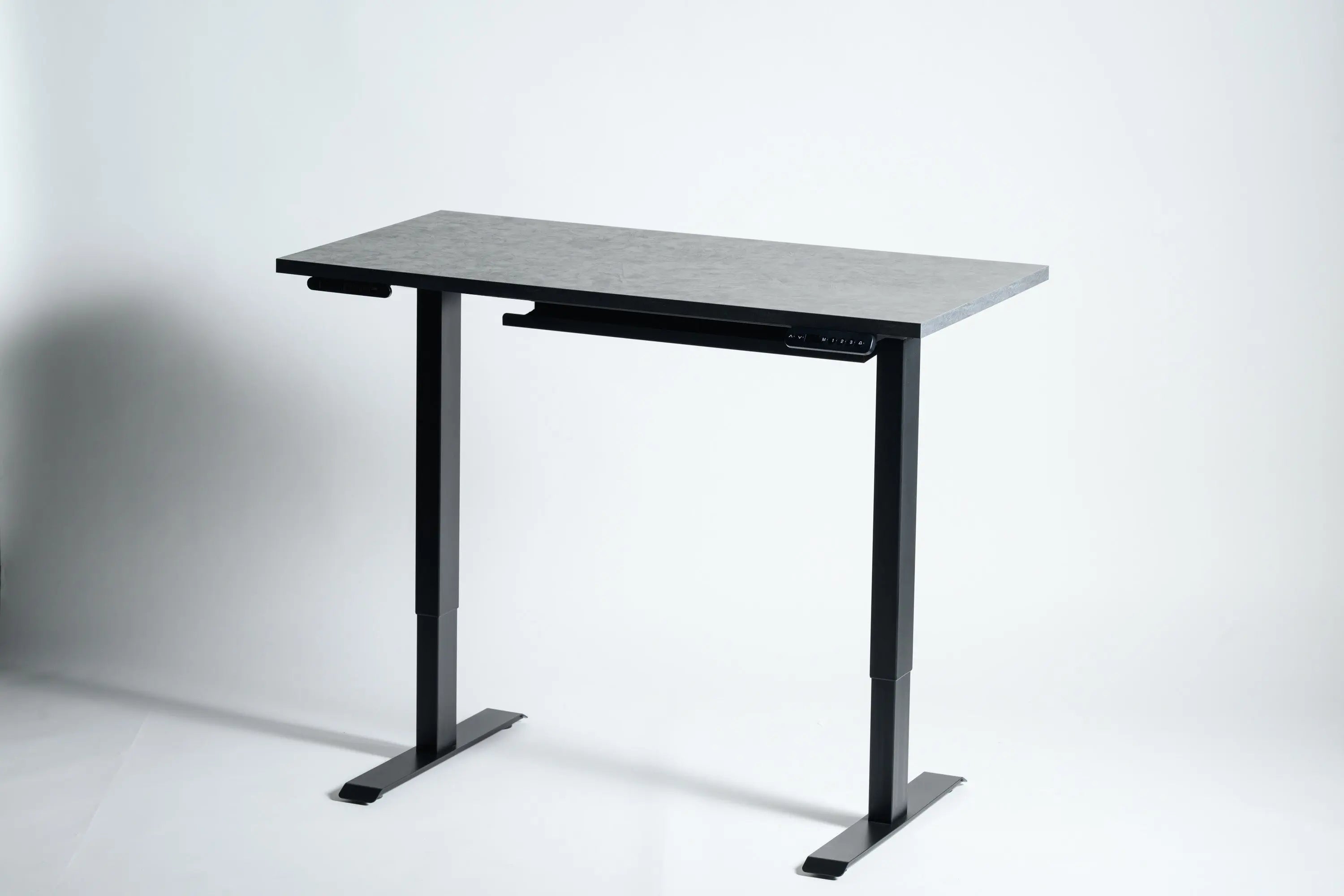 PAXTON 모르타르 그레이 전동식 높이 조절 데스크