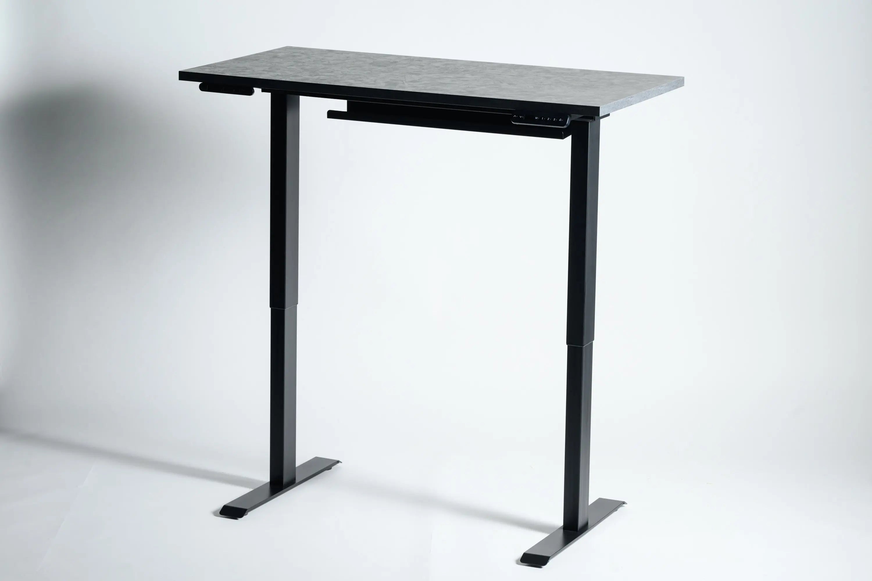 PAXTON 모르타르 그레이 전동식 높이 조절 데스크