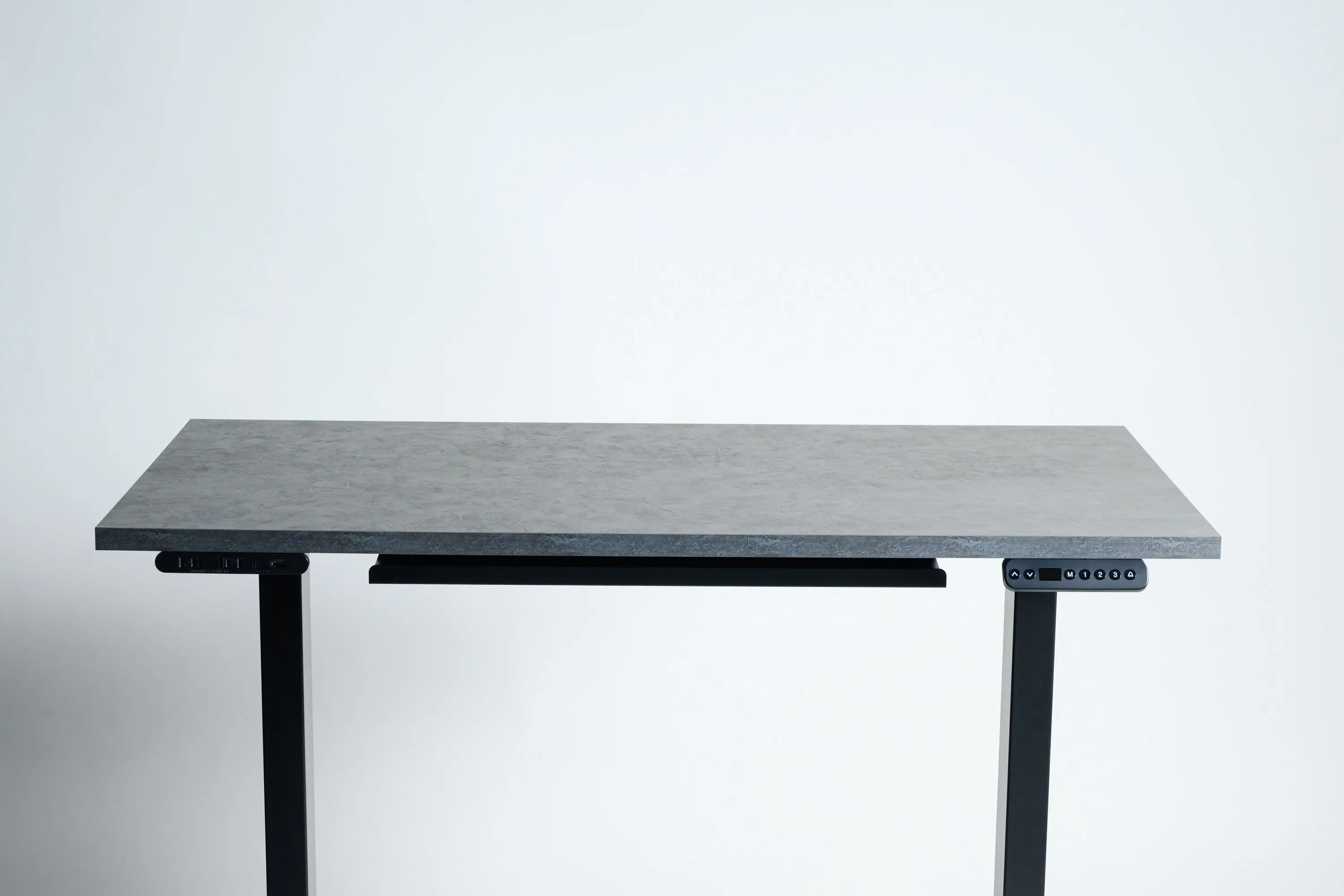 PAXTON 모르타르 그레이 전동식 높이 조절 데스크