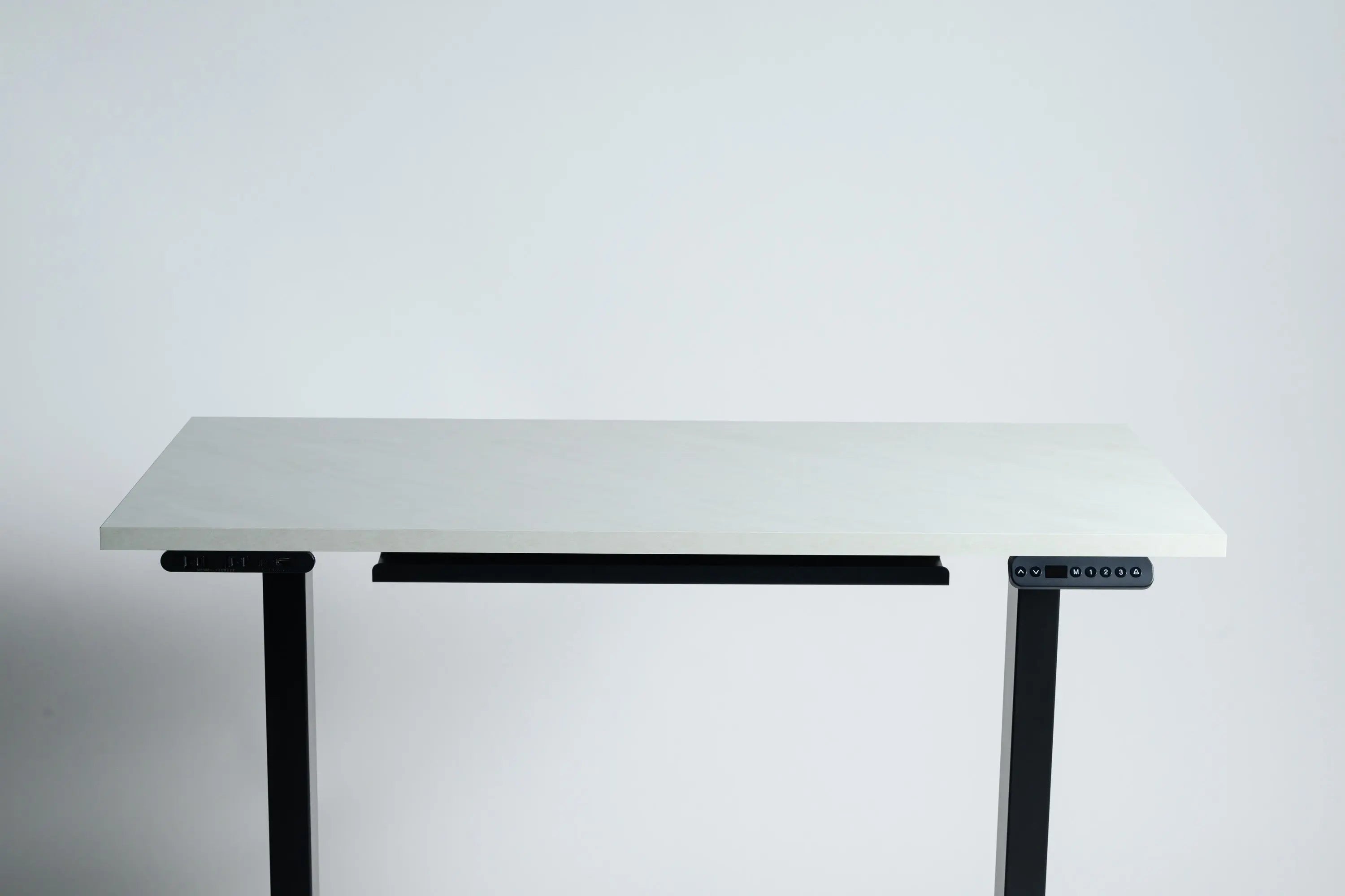 PAXTON 스톤 화이트 전동식 높이 조절 데스크