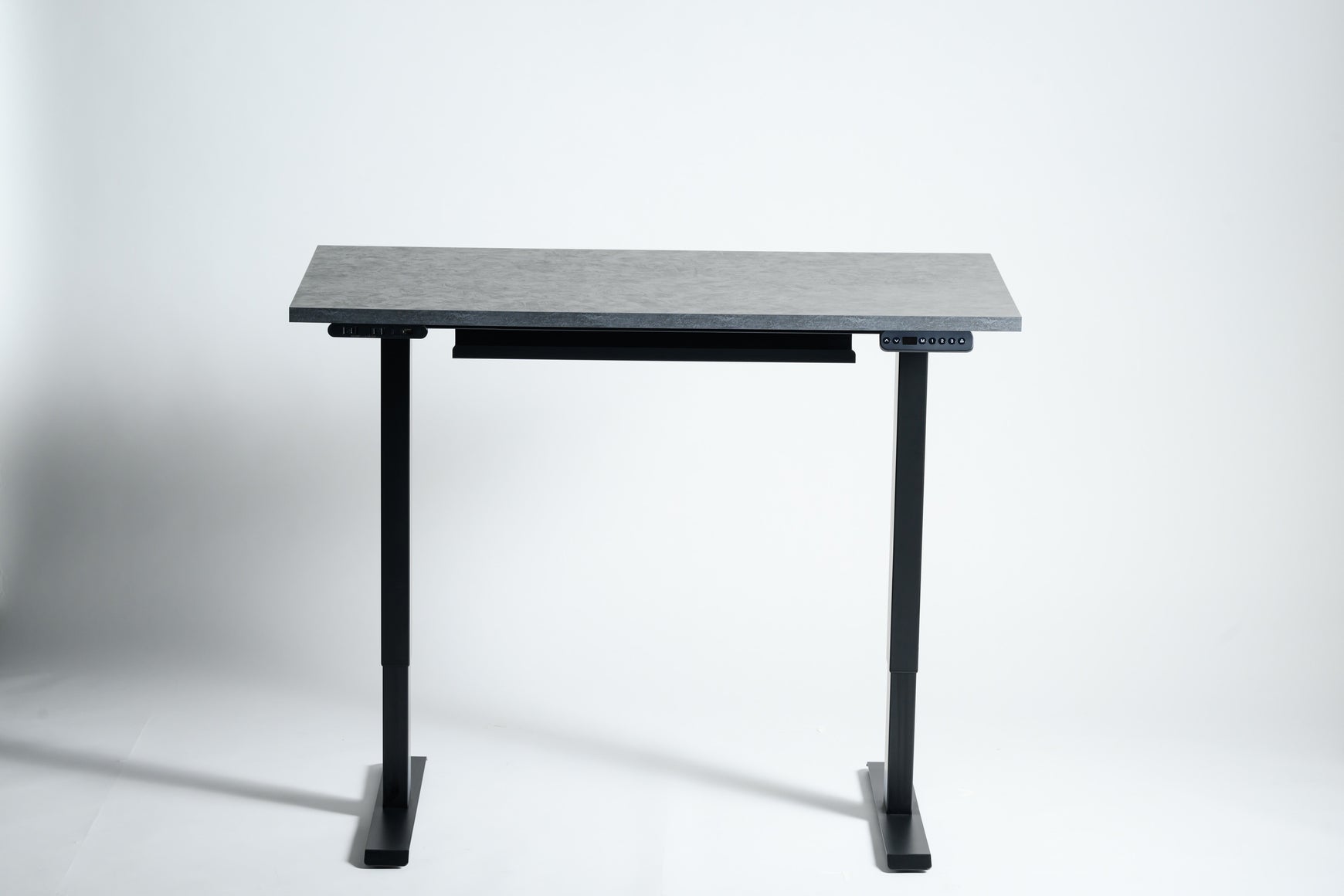 [Pre-order sales scheduled to ship in mid-November] PAXTON desk Mortar Gray electric lift desk
