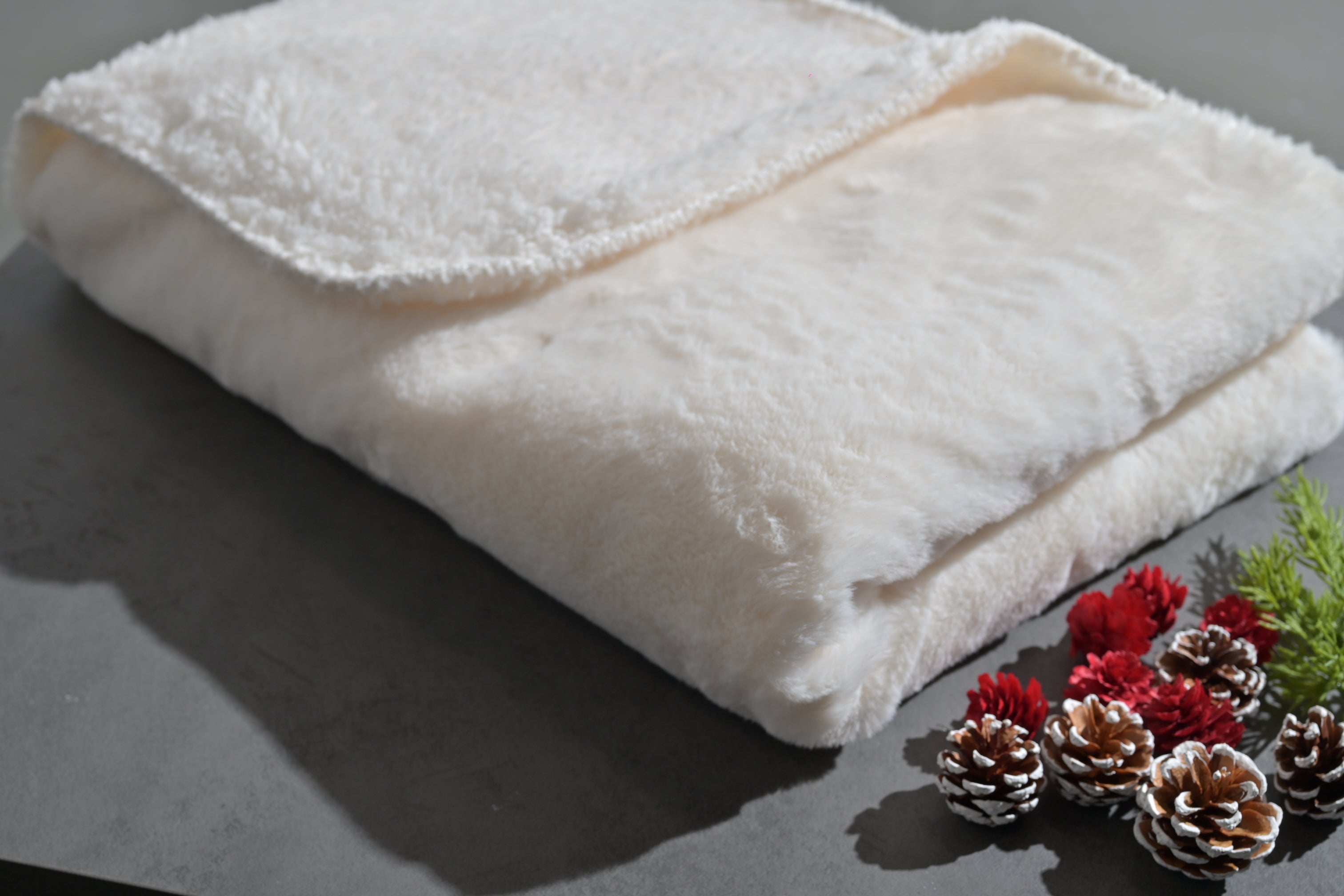 [Limited quantity] PAXTON Fur & Boa Blanket 